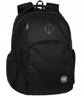 CoolPack viackomorový školský batoh, čierny, 30 l